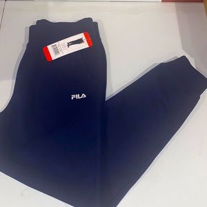 New with tags Fila Ladies jogger sweats size M with pockets.